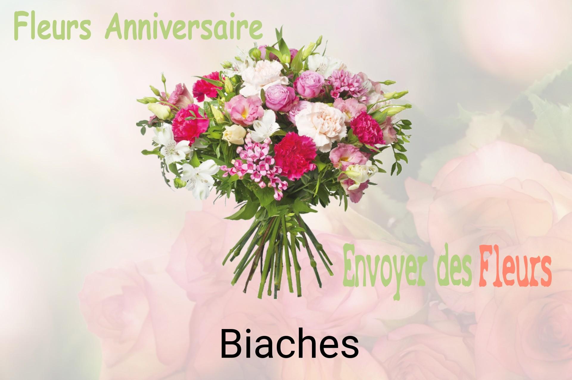 Bouquet de fleurs d’anniversaire livré à Biaches