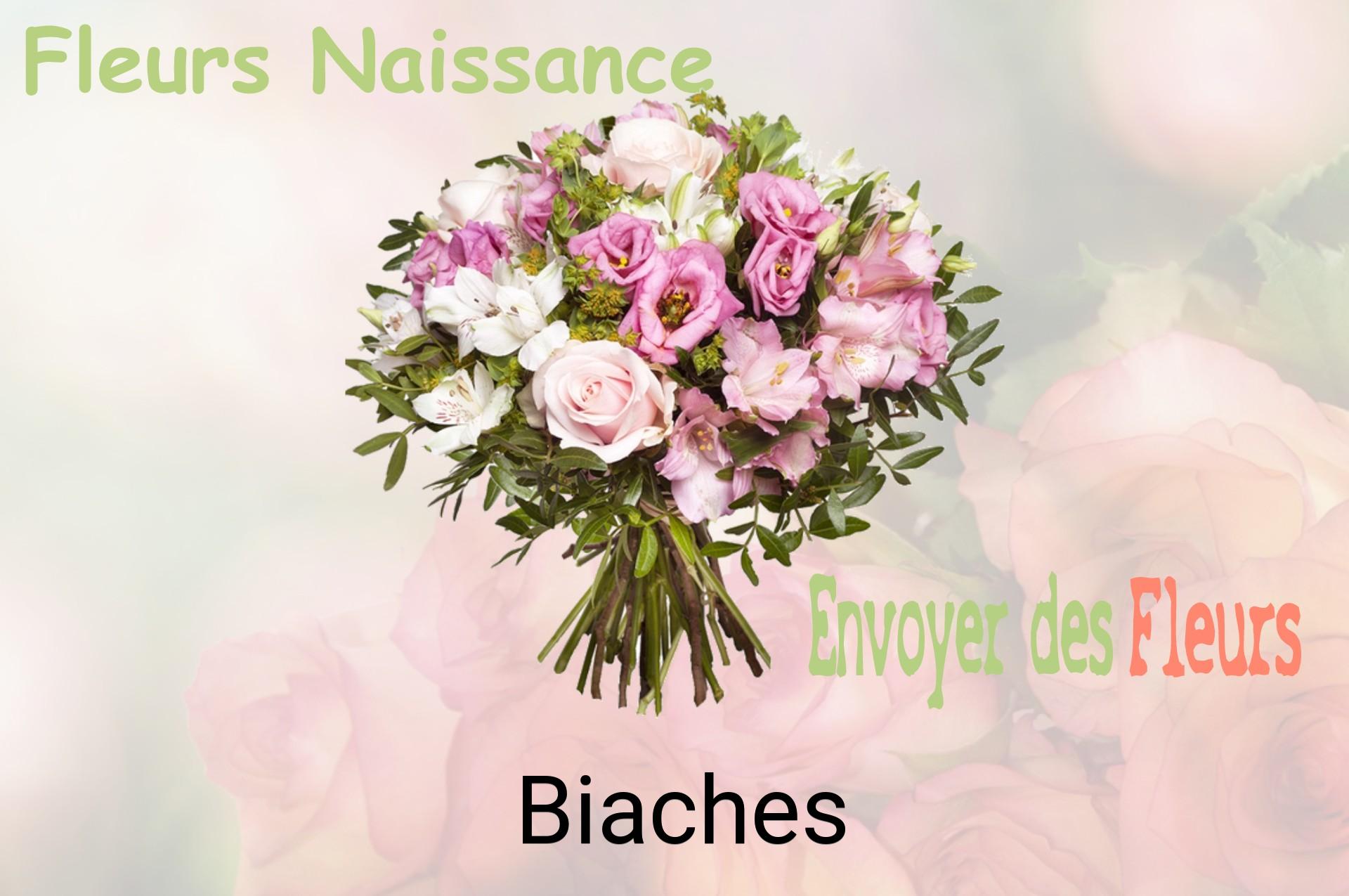 Bouquet de fleurs de naissance livré à Biaches